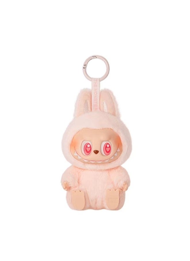 LABUBU Labubu 2nd Generation Pop Mart Macaron Face Blind Box Plush Doll Toy Labubu Doll Key Pack  - Image 2
