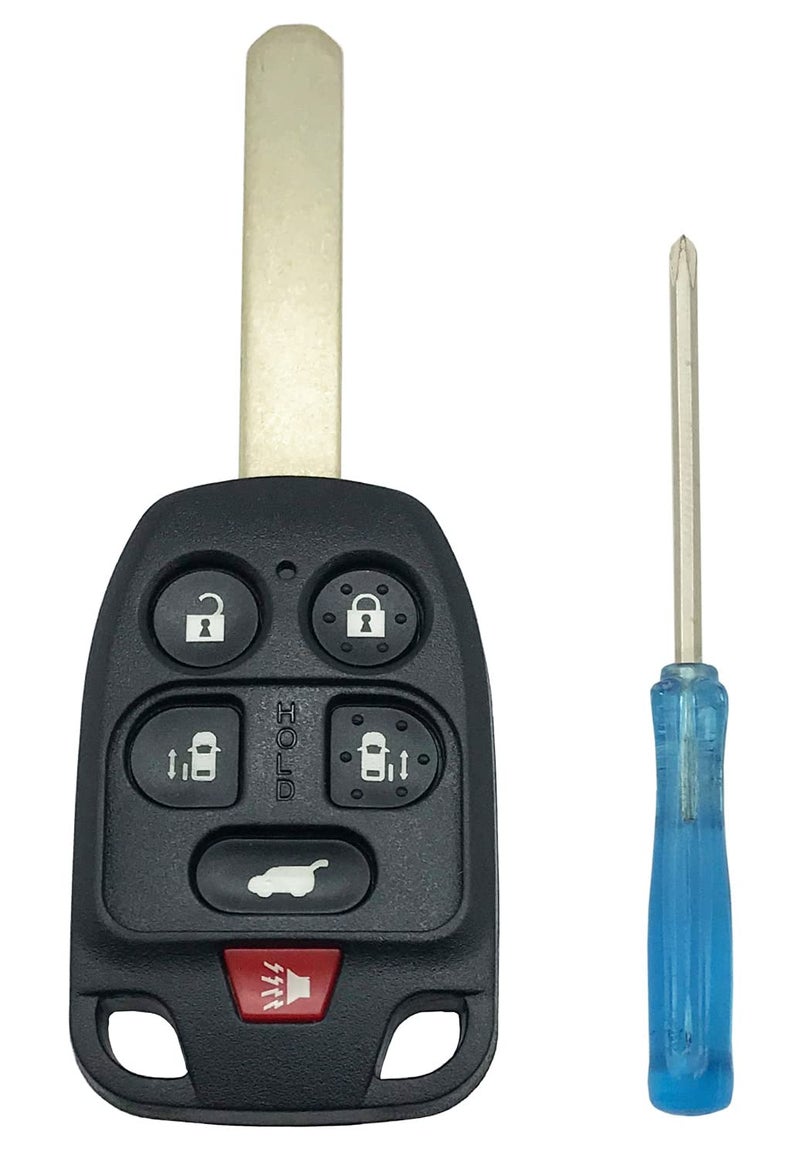 vurbemes Key Case Replacement Key Fob Cover fit for 2011 2012 2013 Honda Odyssey Keyless Entry Remote Key Fob Shell N5FA04TAA