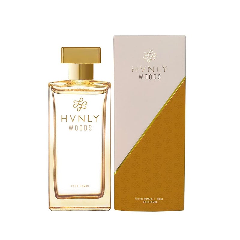 HVNLY Woods EDP Cologne for Men An Ideal Gift Premium Strong Long Lasting Fragrance Sandalwood Oudh Musk Spices Ideal Perfume for Office Wear Day Wear 10 FlOz - Image 2