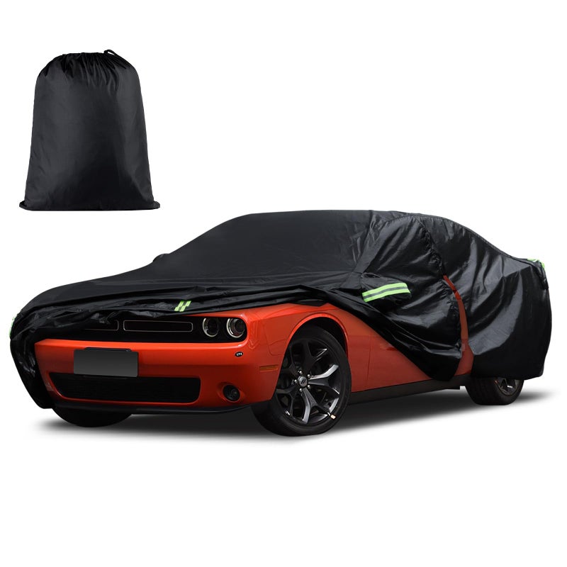 Migaven Car Cover Custom Fit for Dodge Challenger 2008-2025, Waterproof All Weather for Automobiles Full Exterior Cover Rain Sun Snow Protector with Door Zipper - Image 1