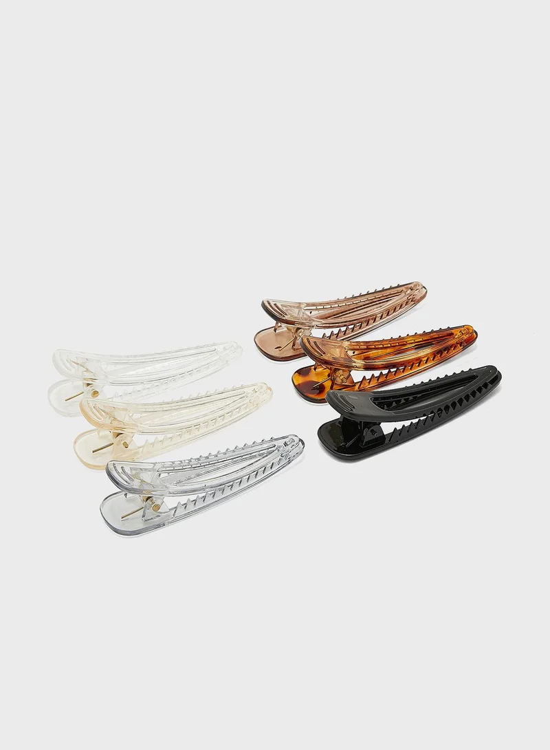 Ginger 6 Pack Hair Clip Set