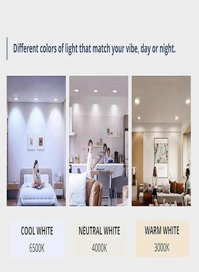 Kerr Smart Deep Down Light | Tunabale & Dimmable | Supports Voice, Remote & APP Control | Compatible with Alexa & Google Assistant. (Gateway Needed fom Ble-Mesh) (White, 12W, 2.4G) - Image 5