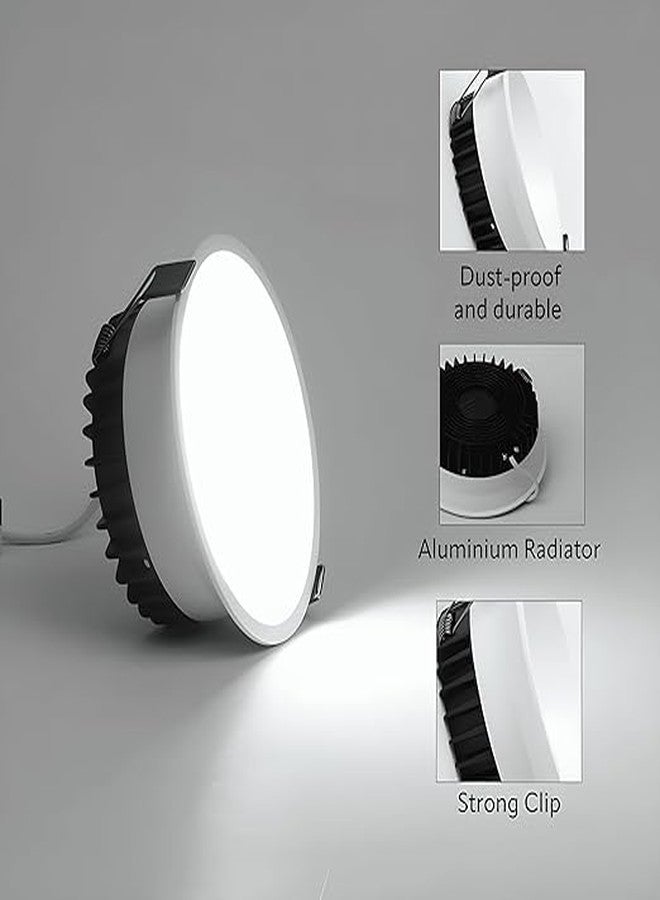 Kerr Smart Deep Down Light | Tunabale & Dimmable | Supports Voice, Remote & APP Control | Compatible with Alexa & Google Assistant. (Gateway Needed fom Ble-Mesh) (White, 12W, 2.4G) - Image 2