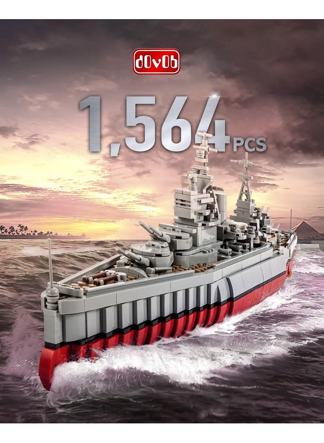 DOVOB dOvOb Military Queen Elizabeth Class War Ship Building Blocks Kit, 1564 Pieces Bricks, STEM Toys for Kits or Adult  - Image 3