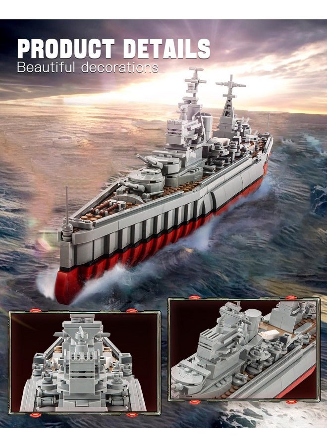 DOVOB dOvOb Military Queen Elizabeth Class War Ship Building Blocks Kit, 1564 Pieces Bricks, STEM Toys for Kits or Adult  - Image 5