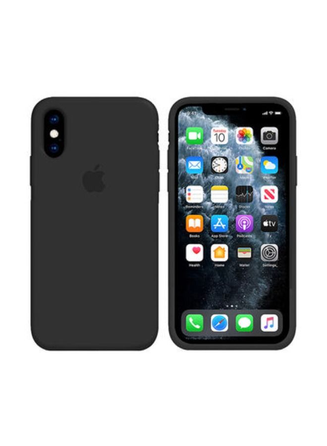 أكاليكس غطاء واقي لابل ايفون اكس اس ماكس الأسود - Image 3