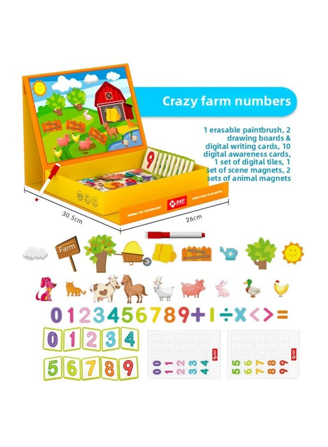 OEM Custom Magnetic Children's Jigsaw Puzzle Custom Early Childhood Toys Custom Paper Jigsaw Puzzle Custom Cartoon Jigsaw Puzzle-Color:Dress-up Show Magnetic Sticker (for 2-5 Years Old Baby) Dress-up Cognition - Image 2