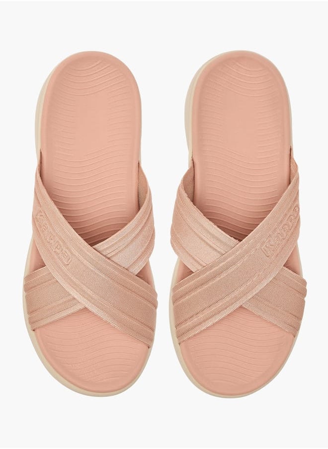 Kappa Women's Cross Strap Slip-On Sandals  - Image 1