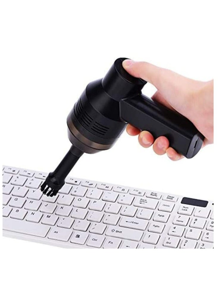 1 قطعة من مكنسة كهربائية محمولة صغيرة USB لنفخ الغبار عن أجهزة الكمبيوتر، مناسبة للسيارة ولأجهزة الكمبيوتر المحمولة ولوحة المفاتيح والكاميرا والهاتف ولإزالة شعر الحيوانات الأليفة. - Image 4