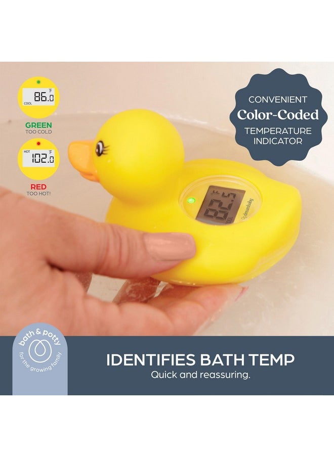 dreambaby Dreambaby Duck Baby Bath Thermometer - Instant Read Digital Thermometer for Water and Room Temperature - Floating Baby Bath Toy - Newborn Must-Have  - Image 2