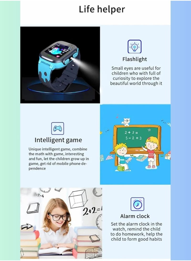 Rabos Kids Smart Watch Gifts For 3-14 Year Old Girls and boy Answer/Make HD TouchScreen Camera Smart Watch For Kids With Toddles Birthday Gift  - Image 4