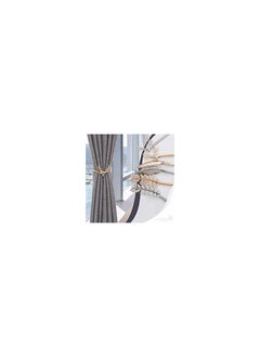 Spaceshoop Curtain Buckle1pc Metal Pearl Elk Leaves Curtain Clip Curtains Holders Buckle Clips Curtain Accessories Home Decor Decorations Tools Gold Leaf  - Image 2