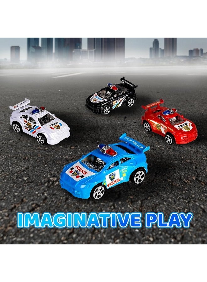 ArtCreativity Pullback Mini Police Toy Cars for Kids, Set of 12, Pull Back Racers in Assorted Colors, Police Birthday Party Favors for Boys Girls, Goodie Bag Fillers, Small Game Prizes - Image 5