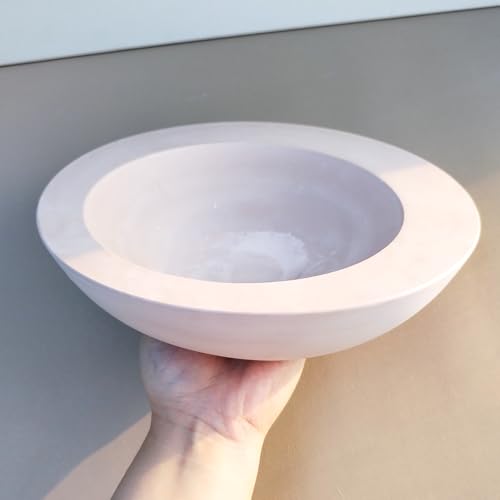 Wehous Large Round Container Mold, Silicone Irregular Bowl Storage Resin Concrete Molds, Candle Holder Succulent Planter Jewelry Trinket Tray Plate Mold DIY Epoxy Resin Casting Plaster Cement Decor - Image 2
