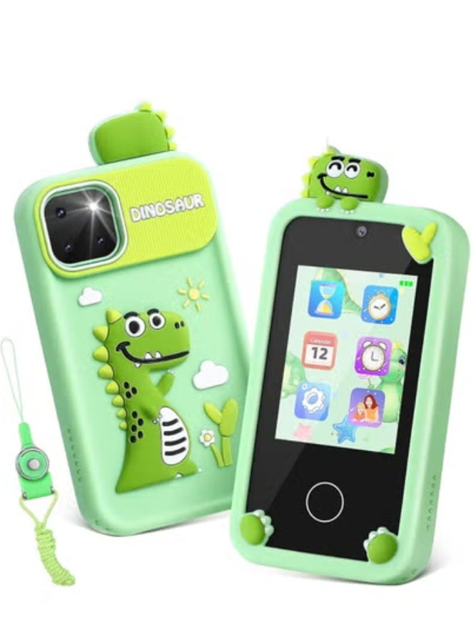 Maanys Kids Smart Phone with Dual Camera, Toddler Phone Toys with Learning Games & MP3 Music Player, Birthday Gift & Travel Toys for Boys & Girls Ages 3-7 - Image 1
