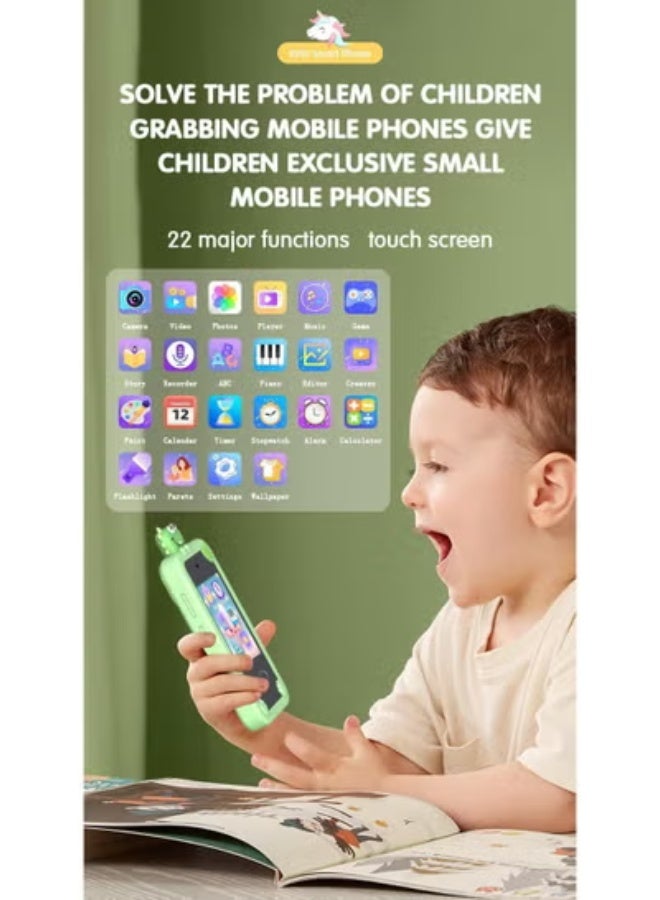 Maanys Kids Smart Phone with Dual Camera, Toddler Phone Toys with Learning Games & MP3 Music Player, Birthday Gift & Travel Toys for Boys & Girls Ages 3-7 - Image 4