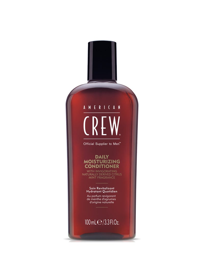 AMERICAN CREW American Crew Conditioner for Men, Daily Moisturizer, Naturally Derived, Vegan Formula, Citrus Mint Fragrance, 3.3 Fl Oz 