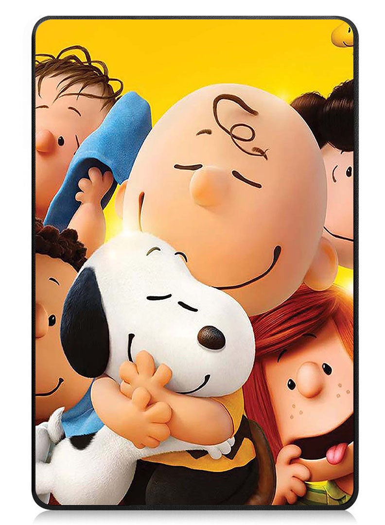 Theodor Protective Flip Case For Samsung Galaxy Tab S9 FE With Trifold Stand Auto Wake Sleep Shockproof Cover Snoopy family - Image 1