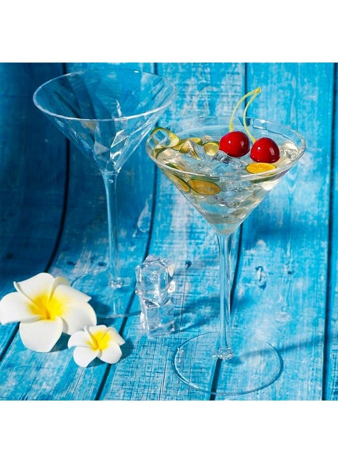 BLUE CORAL 6 Pcs Crystal Clear Glass for Cocktail, Martini, Juice, Mojito Perfect for Restaurants, Wedding and Cocktail Parties 145ml  - Image 5