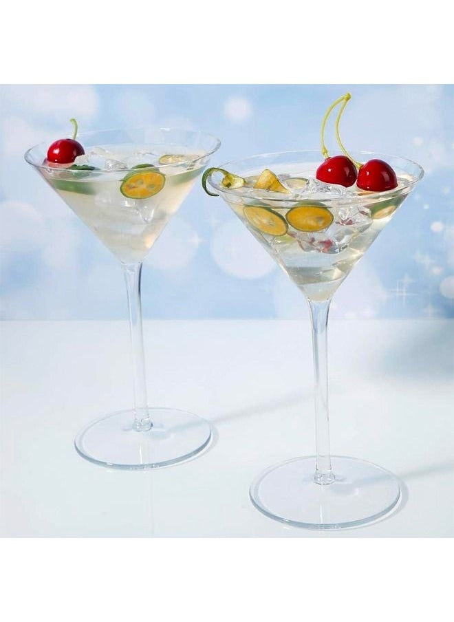 BLUE CORAL 6 Pcs Crystal Clear Glass for Cocktail, Martini, Juice, Mojito Perfect for Restaurants, Wedding and Cocktail Parties 145ml  - Image 3