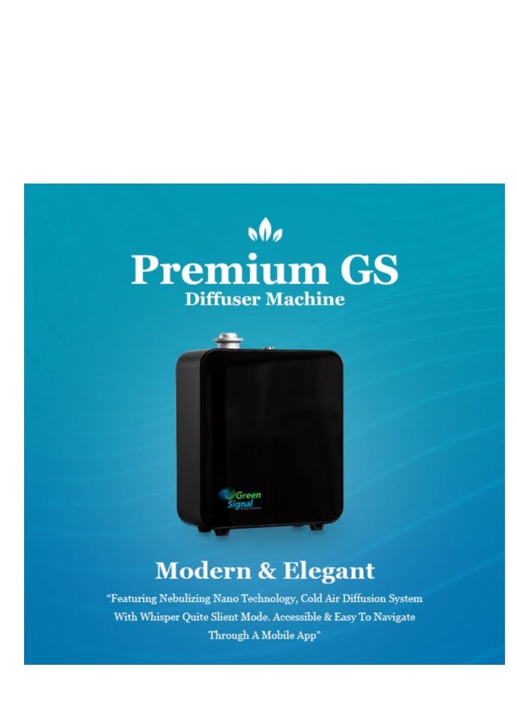 Premium Green Signal Aroma Oil Diffuser Fragrance Machine - Bluetooth - Mini (Black) - pzsku/Z8025C06B3B338A019B5CZ/45/_/1691399917/5e7d0e4f-3544-4087-be18-4194984d8597