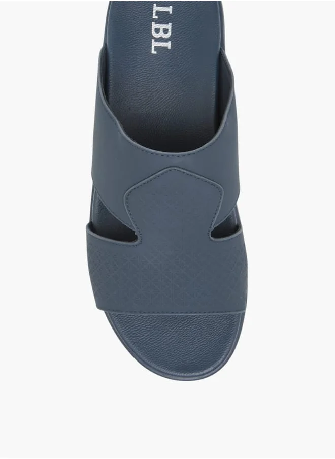 ال بي ال من شو اكسبرس Men Textured Slip-On Arabic Sandals Ramadan Collection