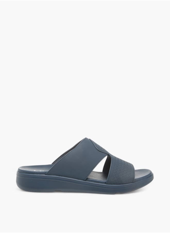 LBL by Shoexpress - Men Textured Slip-On Arabic Sandals Ramadan Collection - Image 1