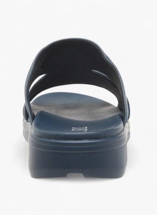 LBL by Shoexpress NAVY Textured Slip-On Comfort Arabic Sandals for Men | Best Price UAE