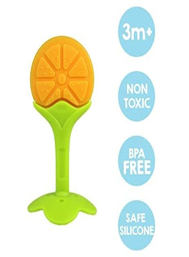 ROFORUF Silicon Baby Teething Toys for Newborn Infant BPA Free Natural Organic Nipple Teethers for Newborn Infant, Babies/Silicone Dental Care Teether (Combo of 2) - Image 4