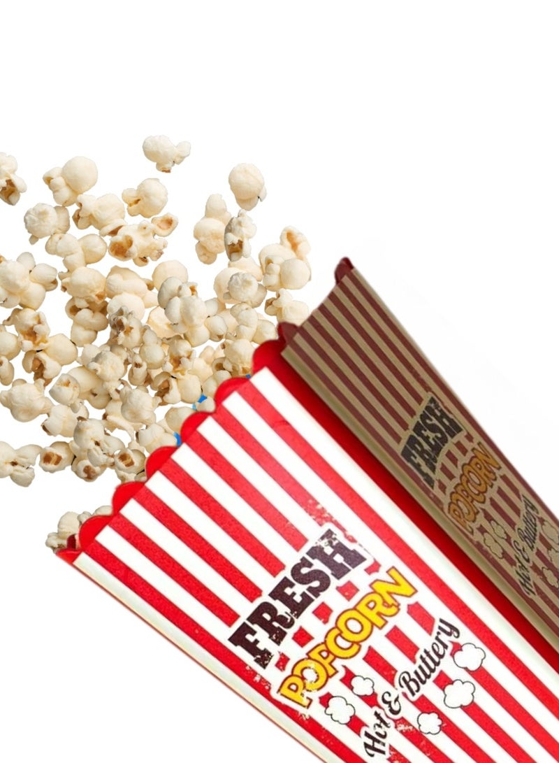 Liying 3Pcs Reusable Plastic Popcorn Bucket 20 * 7.5cm for Family Movie Night, Popcorn Tub, Vintage Bowls for Concession Stand, Carnival Supplies (Red) - Image 2