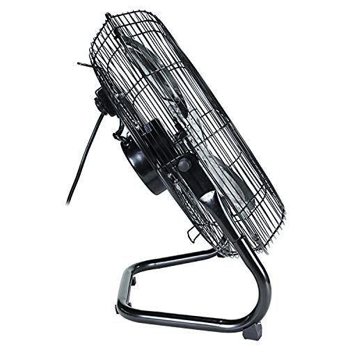 Simple Deluxe 18 Inch 3-Speed High Velocity Heavy Duty Metal Industrial Floor Fans Oscillating Quiet for Home Commercial, Residential, and Greenhouse Use, Outdoor/Indoor, Black - Image 3