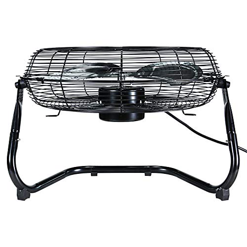 Simple Deluxe 18 Inch 3-Speed High Velocity Heavy Duty Metal Industrial Floor Fans Oscillating Quiet for Home Commercial, Residential, and Greenhouse Use, Outdoor/Indoor, Black - Image 2