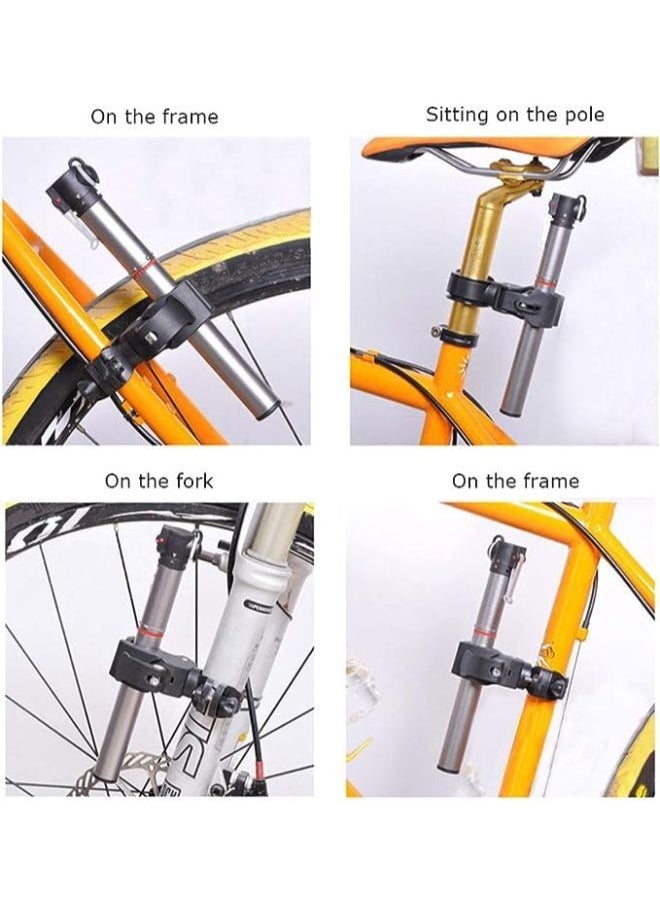 Generic - 360 Degree Rotating Bicycle Handlebar Mount LED Flashlight Torch Clip Mount Holder Grip - Image 1