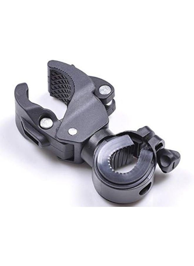 Generic - 360 Degree Rotating Bicycle Handlebar Mount LED Flashlight Torch Clip Mount Holder Grip - Image 1