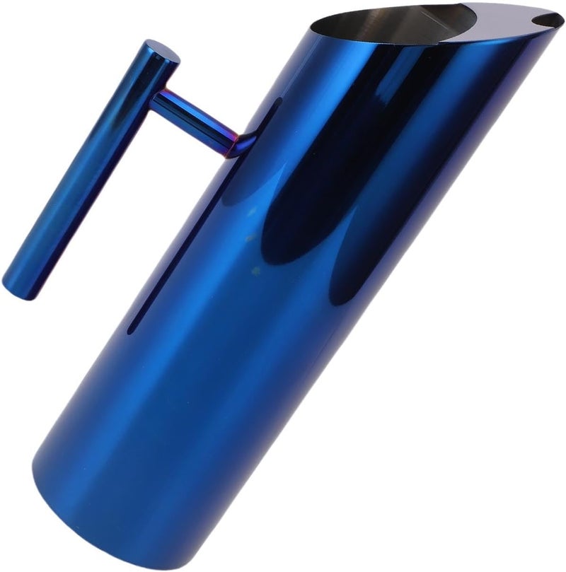 Fabater Stainless Steel Water Pitcher, 1.5L 304 Stainless Steel Metal Pitcher with Spill Proof Spout, Carafe for Iced Tea, Beverage, Juice, Coffee, Milk (Blue) - Image 3