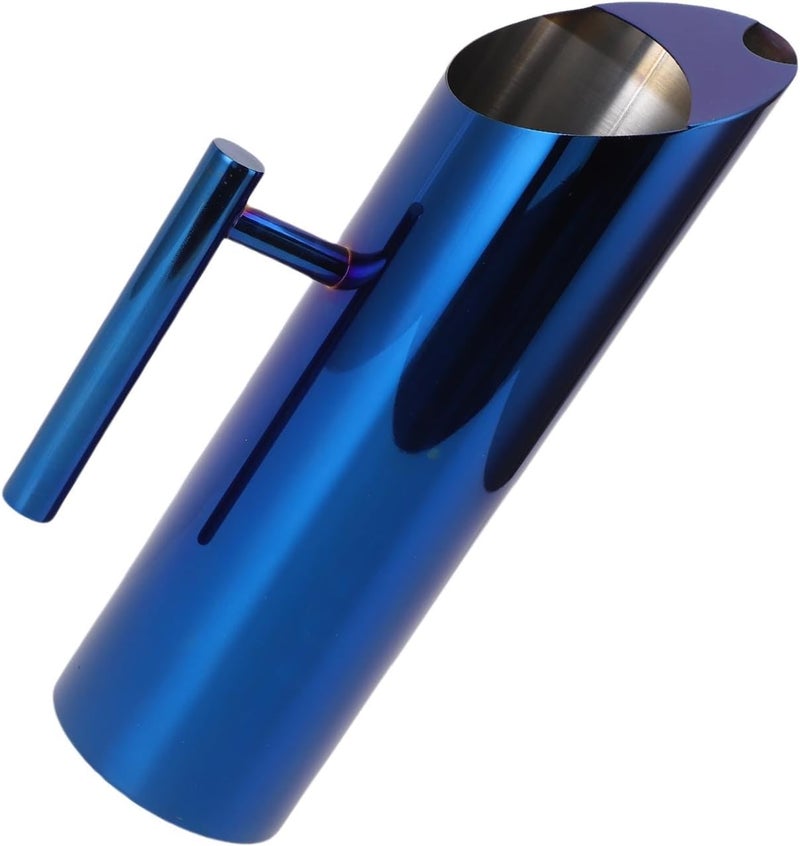 Fabater Stainless Steel Water Pitcher, 1.5L 304 Stainless Steel Metal Pitcher with Spill Proof Spout, Carafe for Iced Tea, Beverage, Juice, Coffee, Milk (Blue) - Image 4
