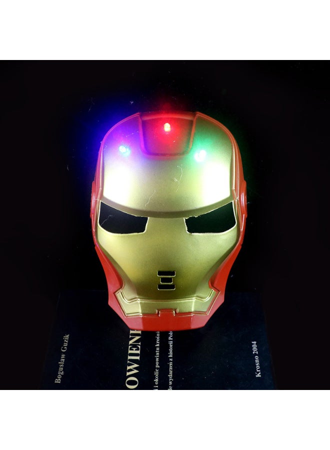 Luminous Ultraman Mask Children And Boys Luminous Sword Degas Sero Mask Luminous Sword Night Market Stall-Color:Glowing Steel Mask - Image 1