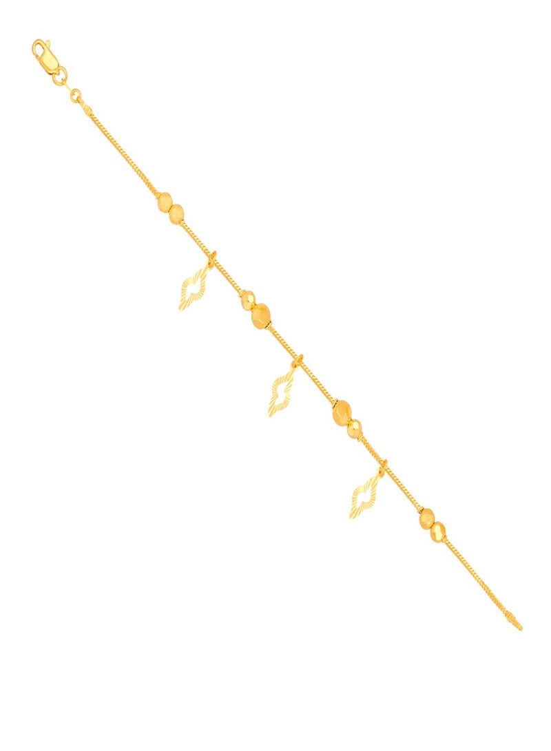 Malabar Gold and Diamonds 22 KT 916 Purity Gold Bracelet AIBR224  - Image 2