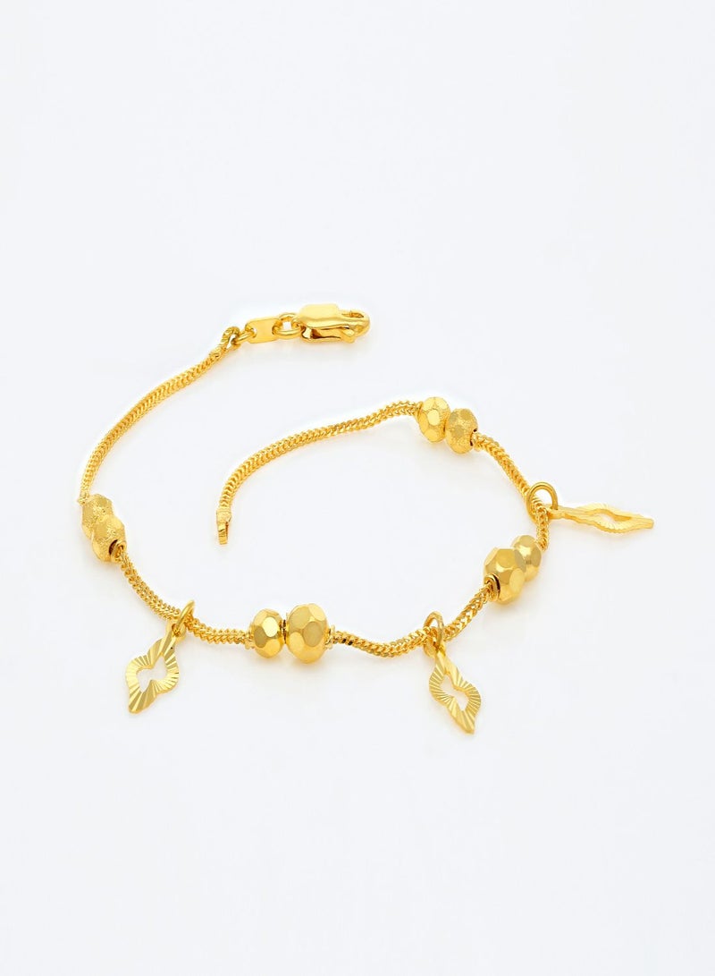 Malabar Gold and Diamonds 22 KT 916 Purity Gold Bracelet AIBR224  - Image 3