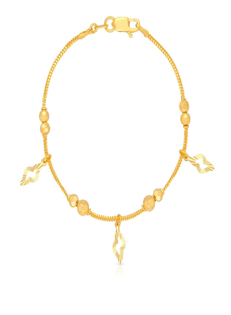 Malabar Gold and Diamonds 22 KT 916 Purity Gold Bracelet AIBR224  - Image 1