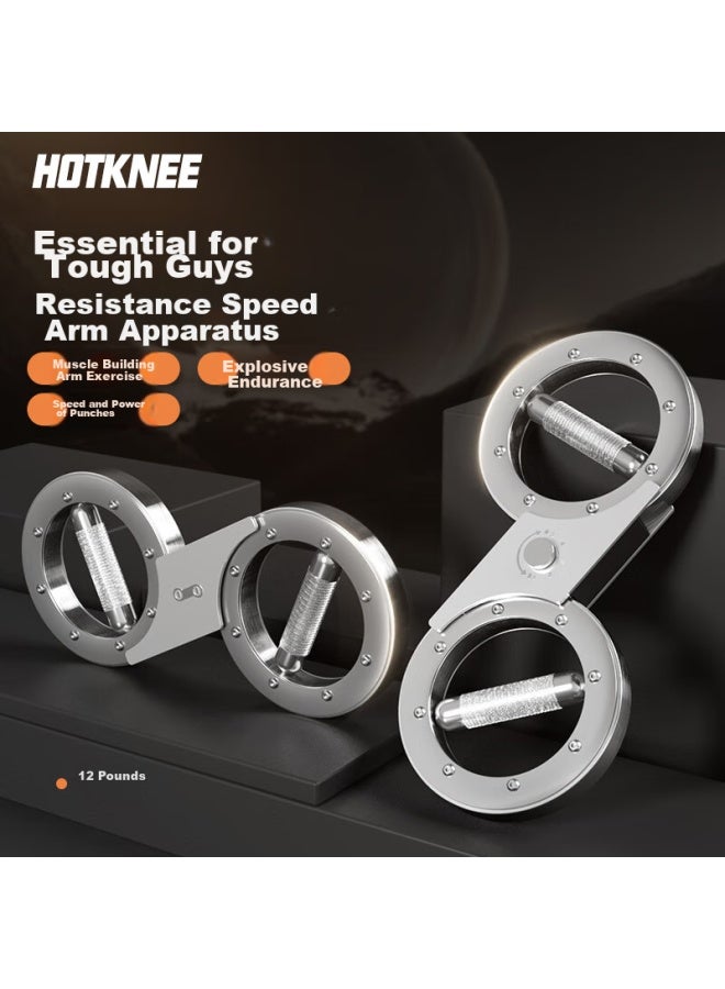 Hot Knee Adjustable Resistance Arm Rotator, 8-shaped Arm Strengthener, Fighting Stick, Boxing Punch, Quick Exercise Training Fitness Equipment - Image 5