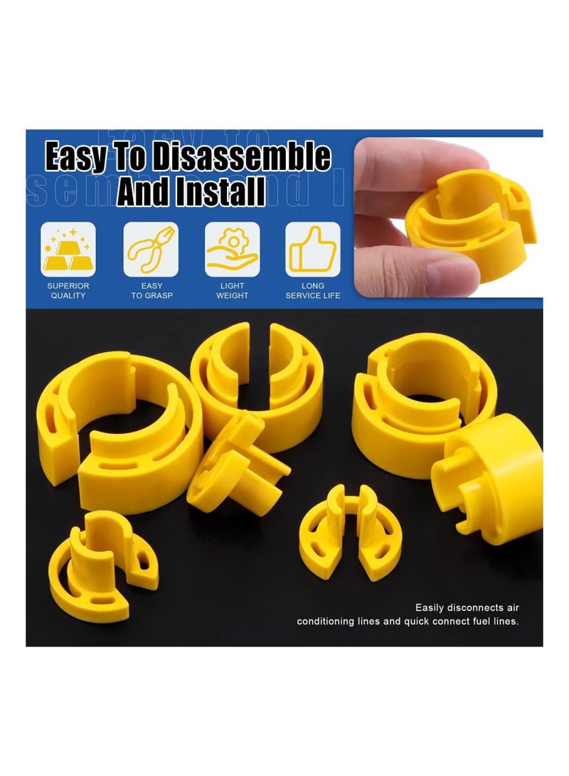 16Pcs Car Fuel Line Disconnect Removal Tool With Valve Core Remover Tool Kit Compatible With Most Ford/GM/Chrysler/Mazda For AC Fuel Line And Transmission Oil Cooler Line - Image 2