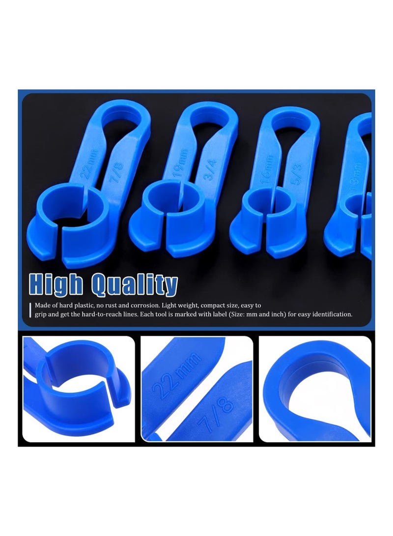 16Pcs Car Fuel Line Disconnect Removal Tool With Valve Core Remover Tool Kit Compatible With Most Ford/GM/Chrysler/Mazda For AC Fuel Line And Transmission Oil Cooler Line - Image 5