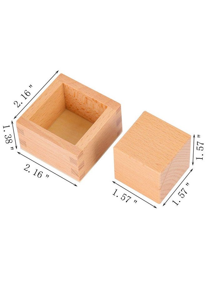 Kghios Montessori 3D Object Fitting Exercise with Tray Ball Egg with Cup and Cube with Box Montessori Infant Toys Materials for Toddlers Babies - Image 3