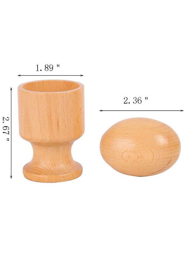Kghios Montessori 3D Object Fitting Exercise with Tray Ball Egg with Cup and Cube with Box Montessori Infant Toys Materials for Toddlers Babies - Image 5