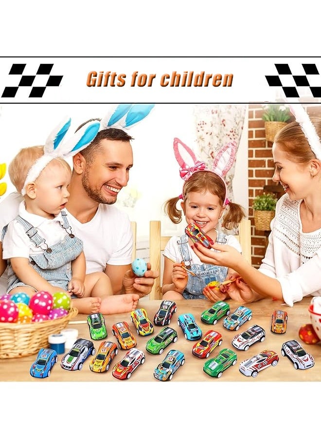 هالامودو 50 حزمة سحب السيارات للأطفال ، 1: 64 مقياس لعب السيارات الصغيرة سيارات سباق المعدن السائبة في دلو التخزين للأولاد والبنات والأطفال الصغار والأطفال 2،3،4،5،6،7 سنة ، خدمات الحفلة ، جوائز مكافأة المعلم ، هدايا عيد الميلاد - Image 3
