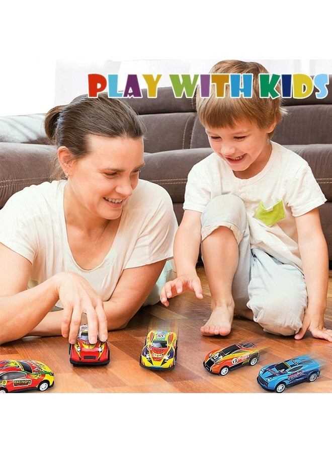 هالامودو 50 حزمة سحب السيارات للأطفال ، 1: 64 مقياس لعب السيارات الصغيرة سيارات سباق المعدن السائبة في دلو التخزين للأولاد والبنات والأطفال الصغار والأطفال 2،3،4،5،6،7 سنة ، خدمات الحفلة ، جوائز مكافأة المعلم ، هدايا عيد الميلاد - Image 2