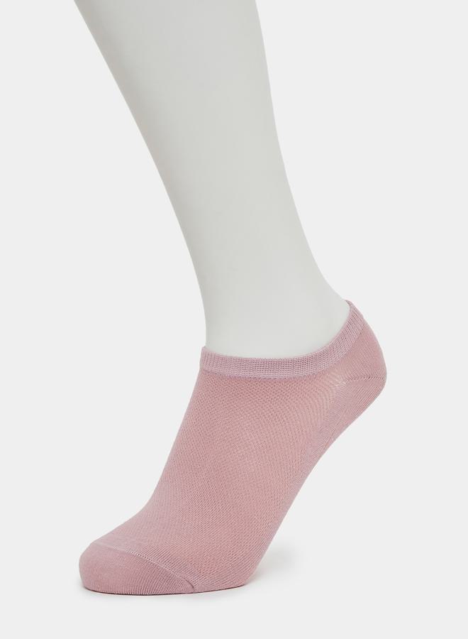 ستايلي عبوة من 5 جوارب كاحل سادة - Image 2