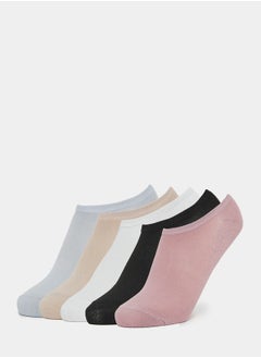 Styli Pack of 5 - Solid Ankle Socks  - Image 1