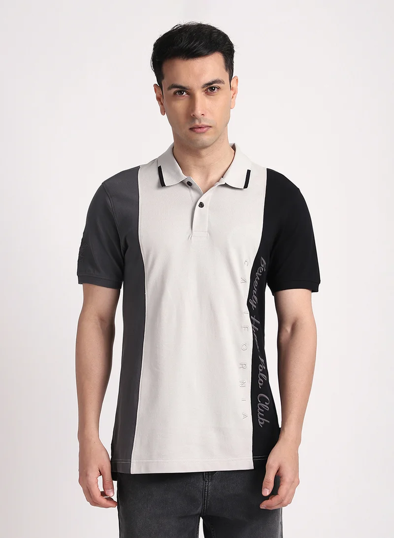 Logo Colorblock Polo